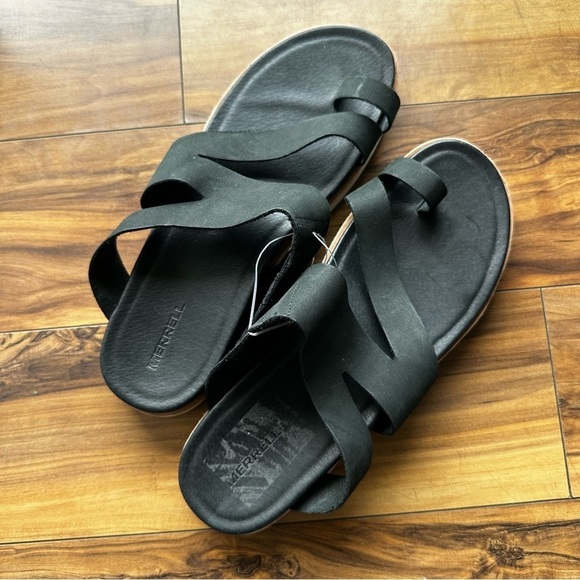 Merrell Shoes - Merrell Juno Black wrap Strappy Sandals 11